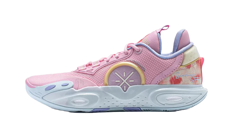 Li-Ning All City 12 Men's Basketball Shoes - Lightweight, Slip & Abrasion Resistant, BOOM Rebound Pink - Image 8