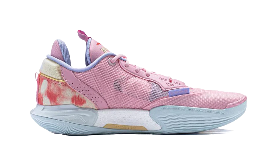 Li-Ning All City 12 Men's Basketball Shoes - Lightweight, Slip & Abrasion Resistant, BOOM Rebound Pink - Image 9