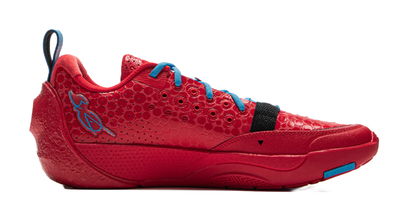 Li Ning Wade All City 13 Men's Low-Top Basketball Shoes - Bright Neon Red - Image 3