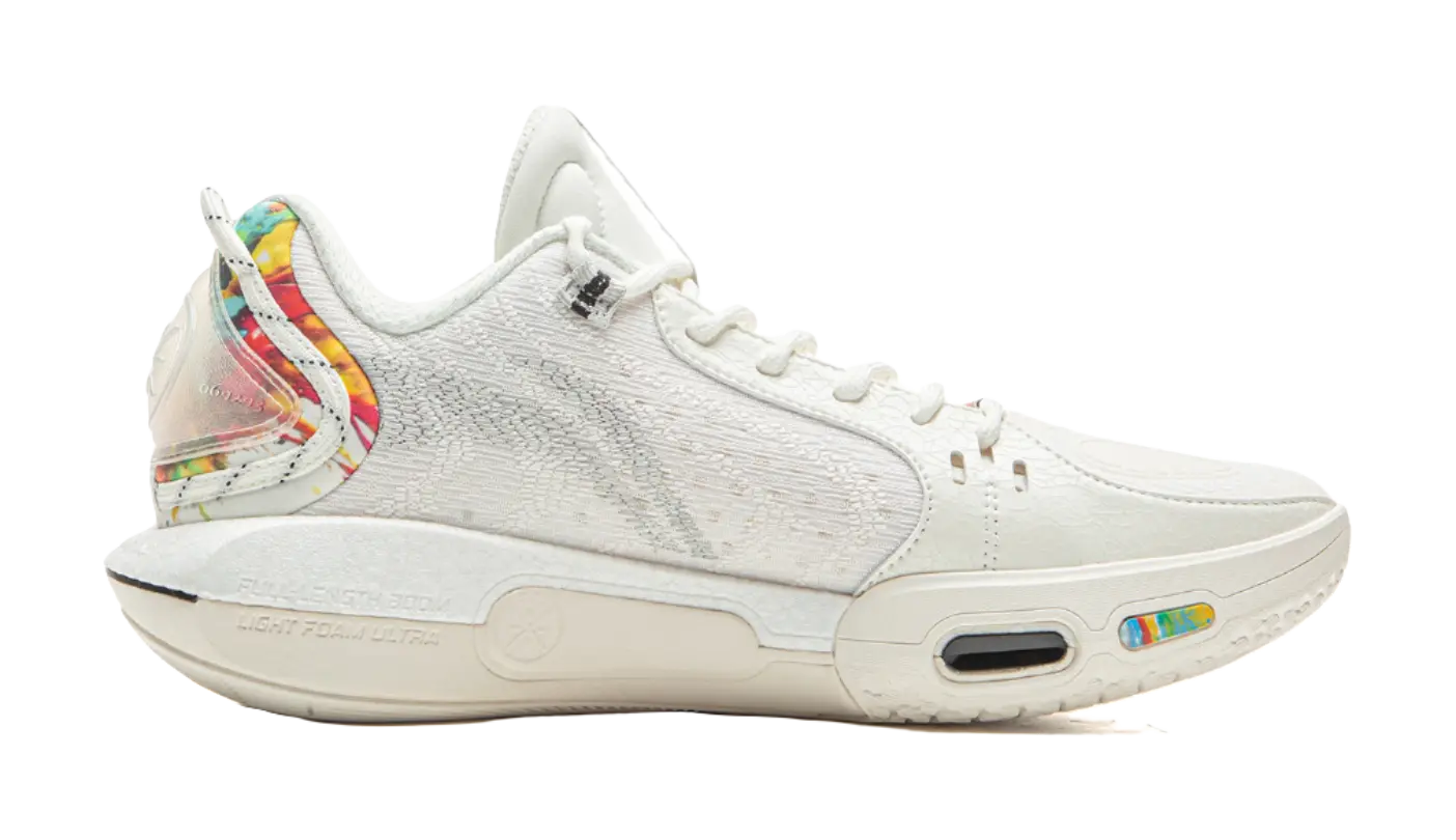 Li-Ning Wade Shadow 7 Men's Basketball Shoes Champagne White - Image 2