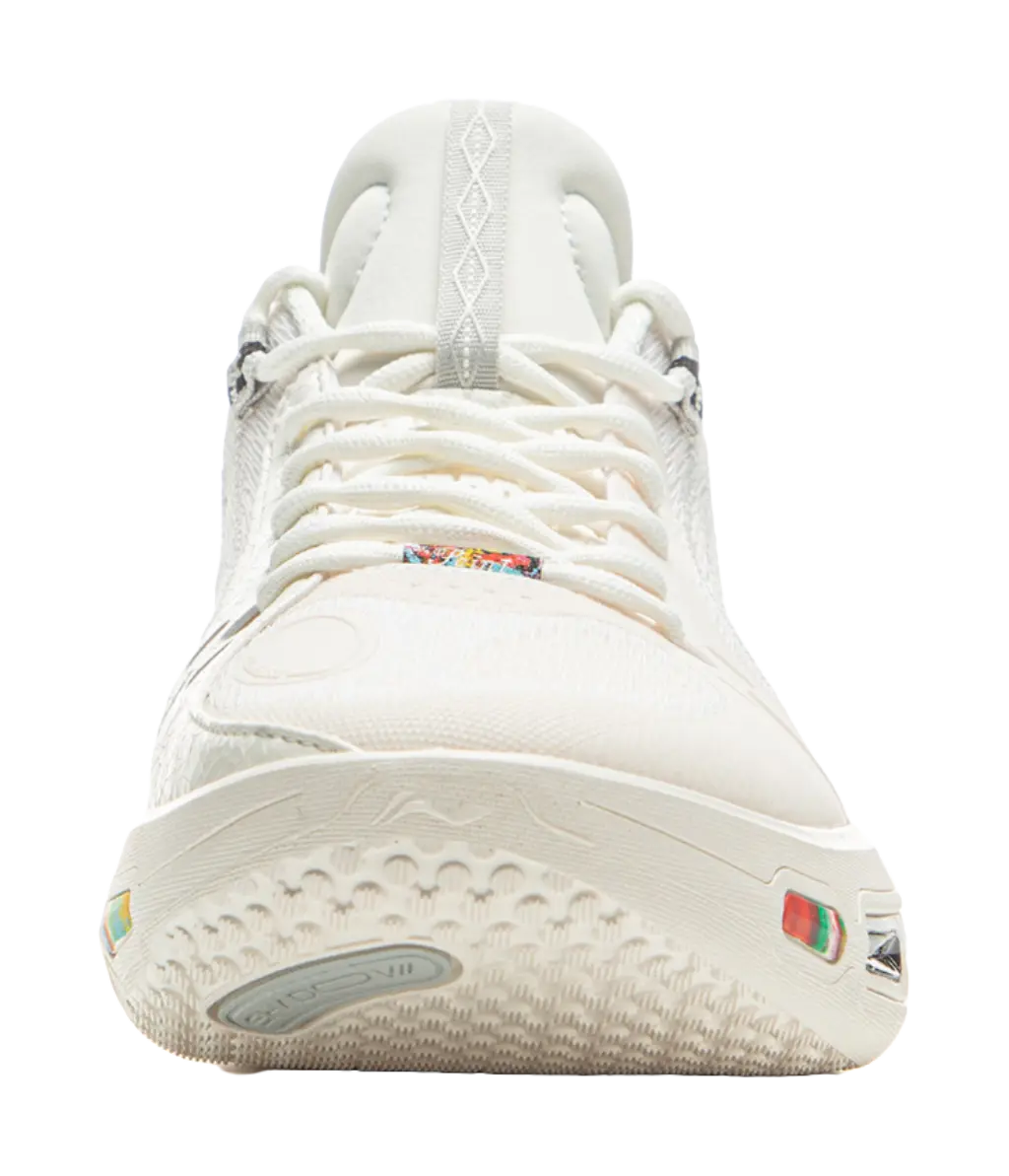 Li-Ning Wade Shadow 7 Men's Basketball Shoes Champagne White - Image 7