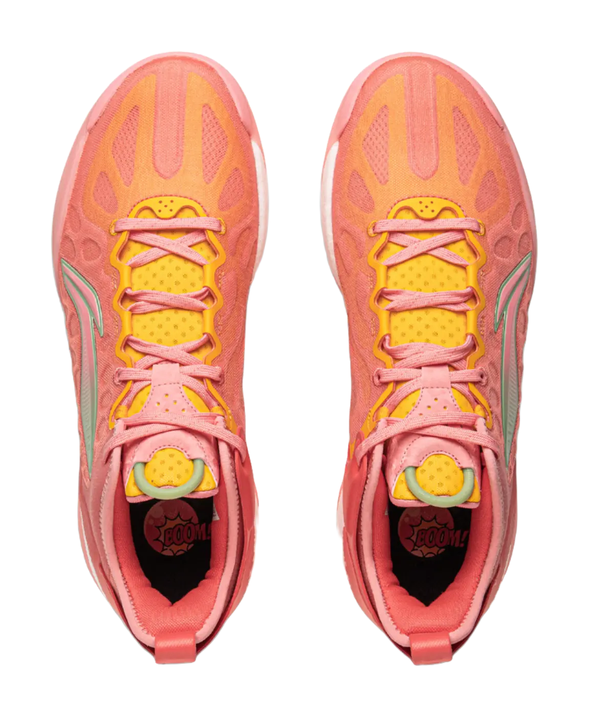 Li Ning Yushuai 19V2 Men's Basketball Shoes - Pink Orange - Image 5