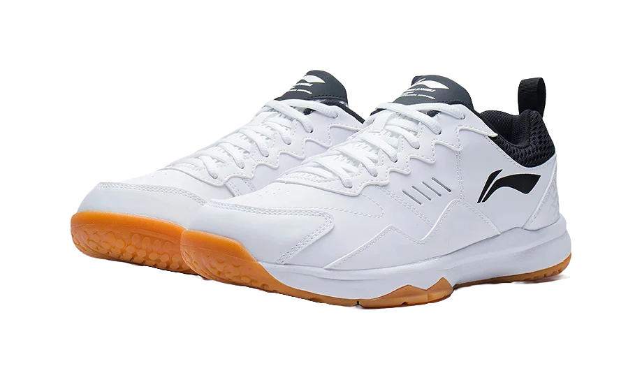 LiNing Ace 21 V1 Anti-Slip, Breathable Badminton Shoes Unisex White/Black - Image 3