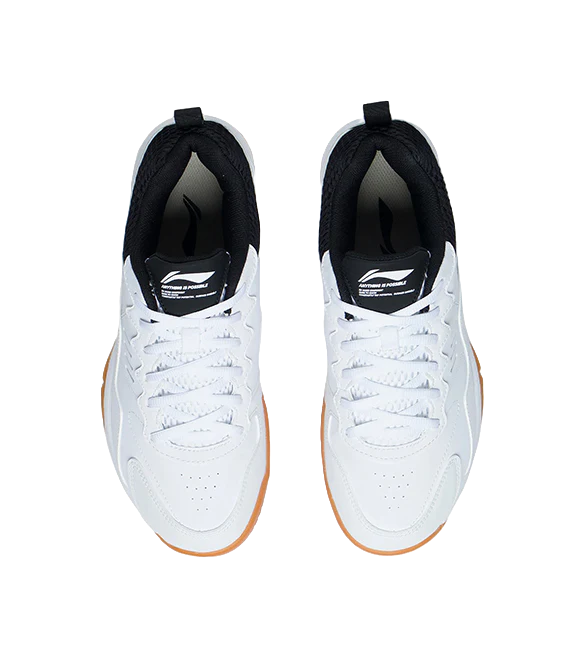 LiNing Ace 21 V1 Anti-Slip, Breathable Badminton Shoes Unisex White/Black - Image 4