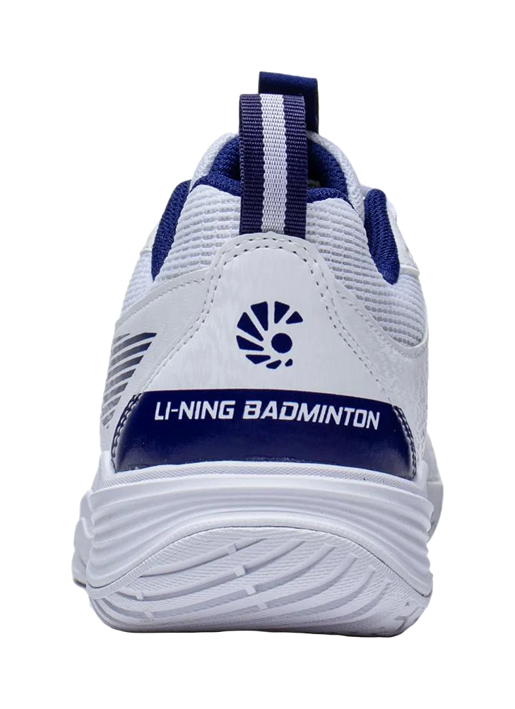 Li-Ning Ace V Badminton Shoes - Slip & Abrasion Resistant, Breathable Low Top Unisex White/Blue - Image 8