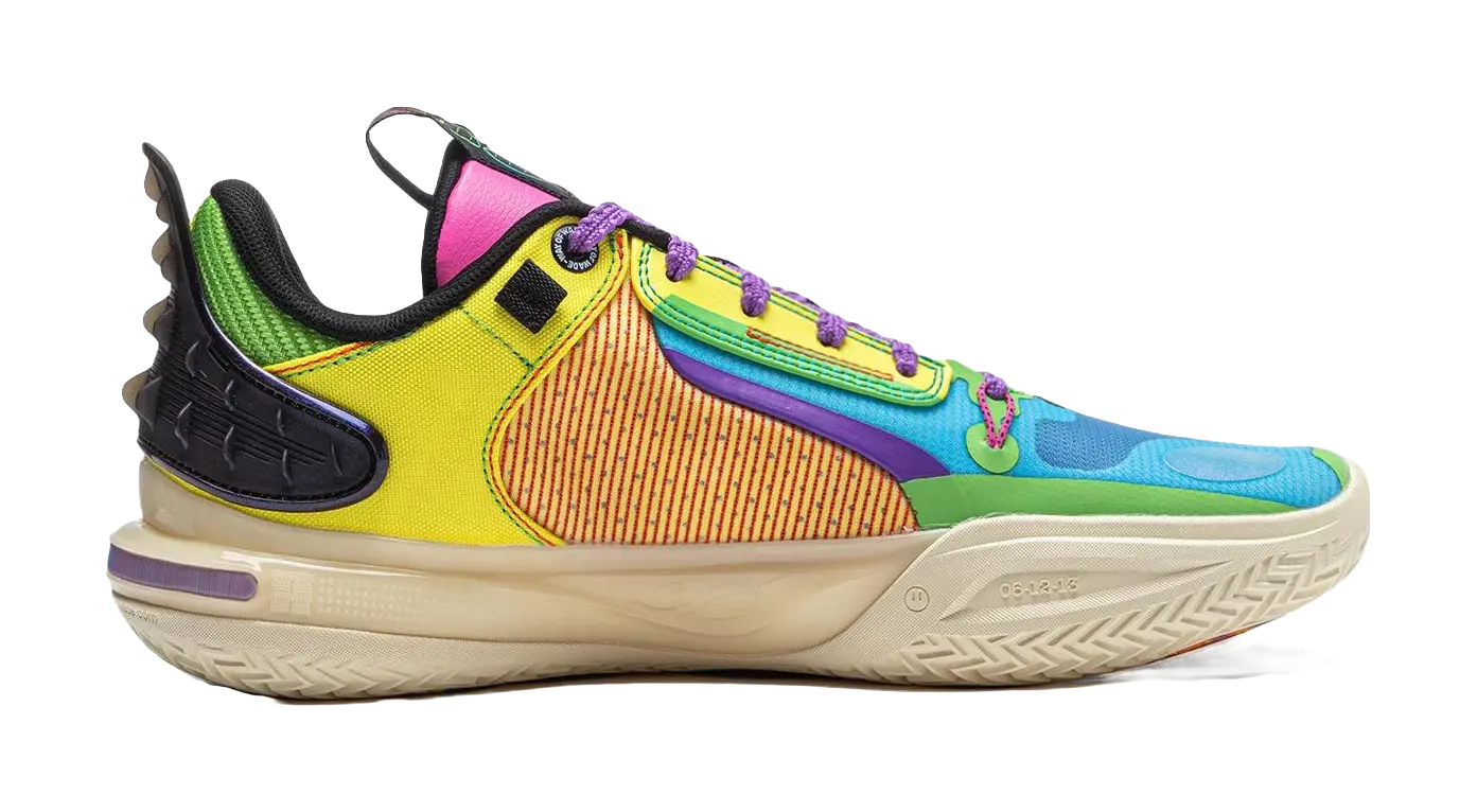 Li-Ning Wade All City 11 Men's Basketball Shoes Blue Yellow - Image 2