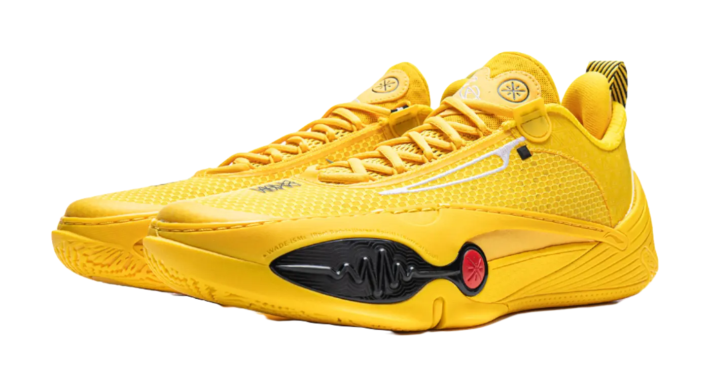 Li-Ning Wade All City 14 Men's Basketball Shoes - Cushioning, Slip Resistant, Low Top, Bee Yellow - Image 3