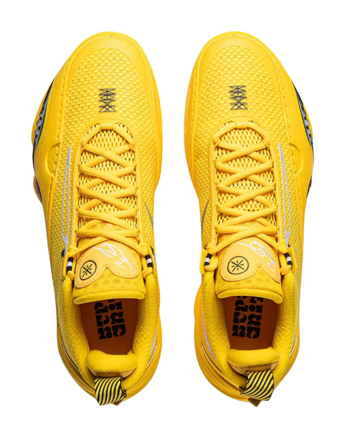 Li-Ning Wade All City 14 Men's Basketball Shoes - Cushioning, Slip Resistant, Low Top, Bee Yellow - Image 4