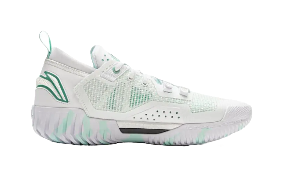 Li-Ning Men's Anti 5 Low Basketball Shoes - Cushioned, Wear-Resistant, Standard White - Image 2