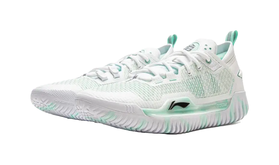 Li-Ning Men's Anti 5 Low Basketball Shoes - Cushioned, Wear-Resistant, Standard White - Image 3