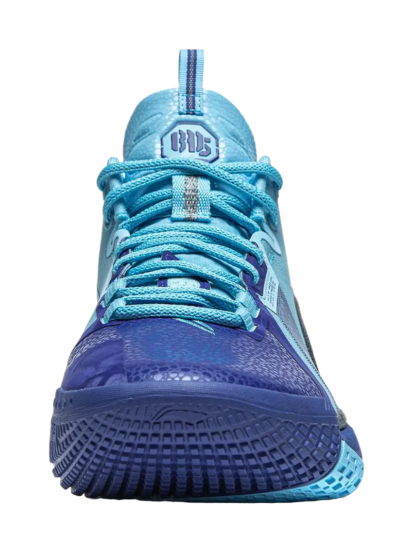 LiNing Badfive 4 Mid Basketball Shoes Men's Blue Cushioned Breathable Sneakers - Image 5