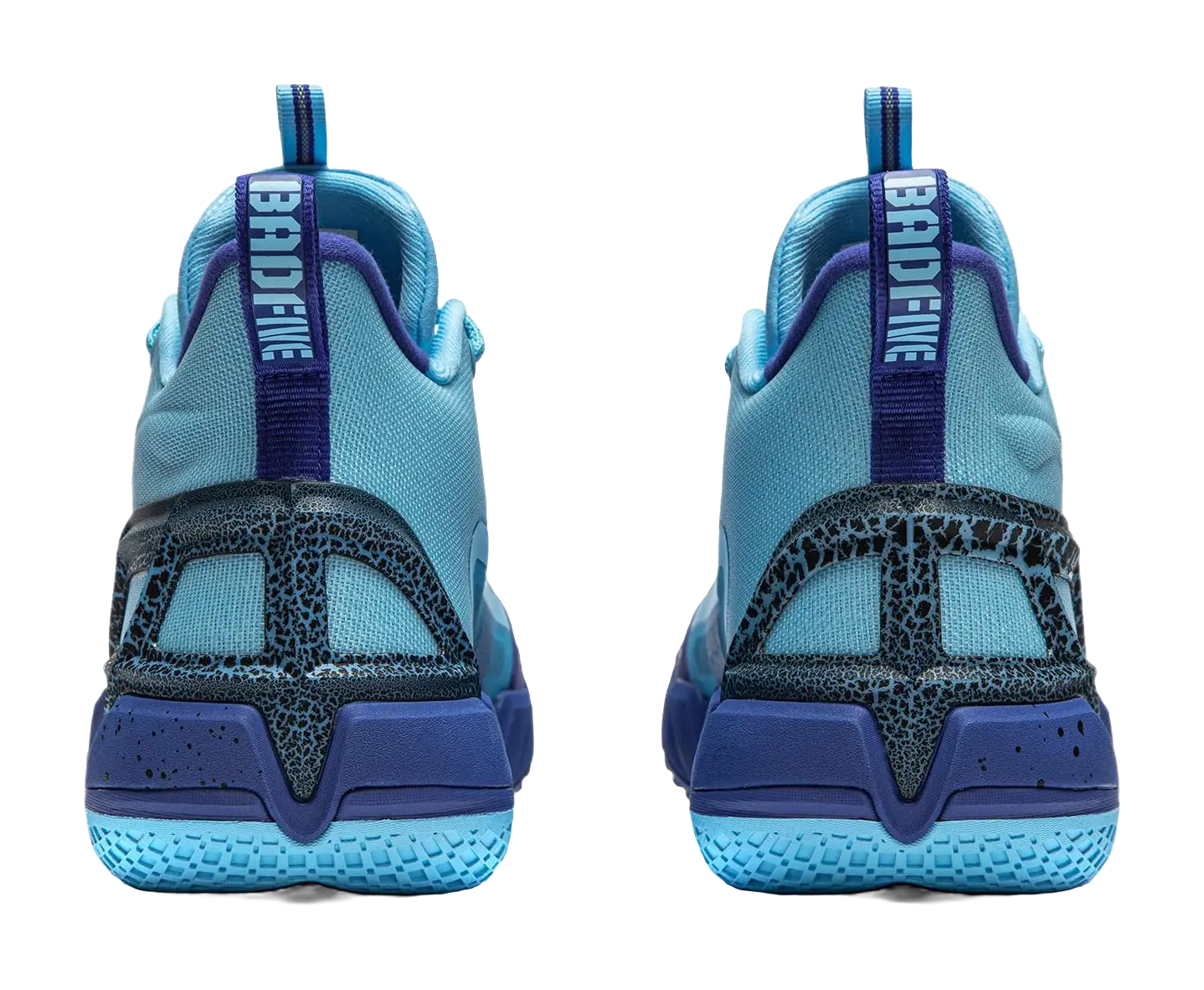 LiNing Badfive 4 Mid Basketball Shoes Men's Blue Cushioned Breathable Sneakers - Image 6