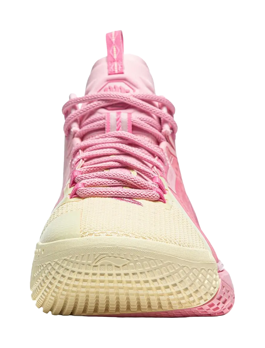 Li-Ning BadFive 4 Mid-Top Basketball Shoes - Boom Cushioning - Pink/Yellow - Image 5