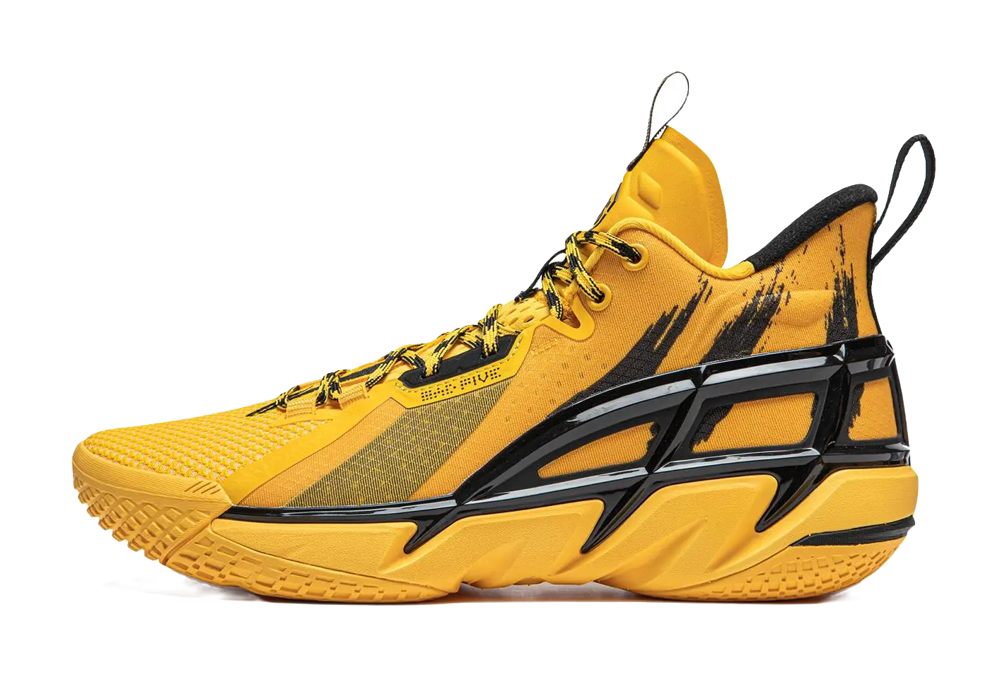 Li-Ning Anti Five 4 Men's Mid-Top Basketball Shoes - Yellow