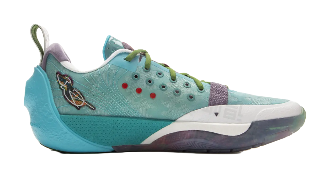 LiNing Men's Wade All City 13 Basketball Shoes Turquoise - Image 3