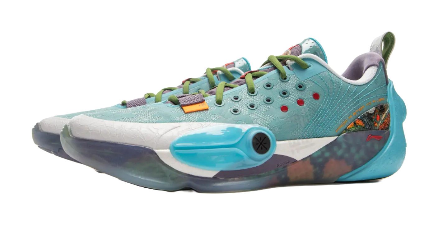 LiNing Men's Wade All City 13 Basketball Shoes Turquoise - Image 4