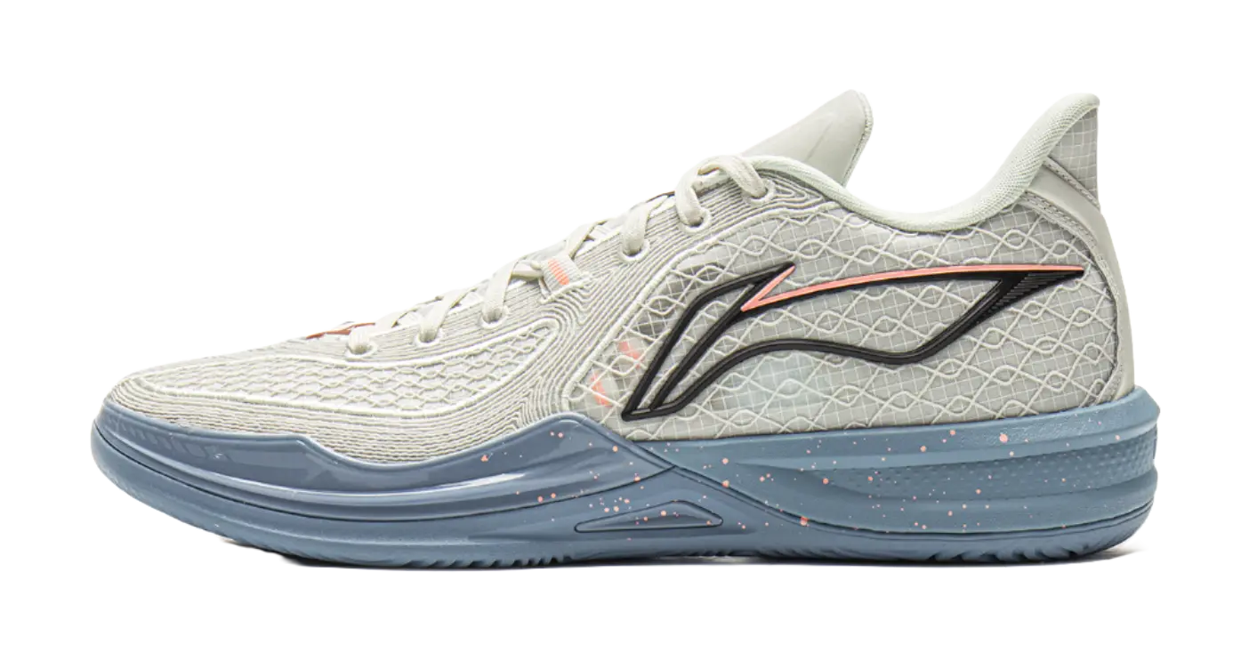 Li-Ning Men's Low-Top Basketball Shoes - Light Lime | Cushioning, Slip-Resistant, Breathable