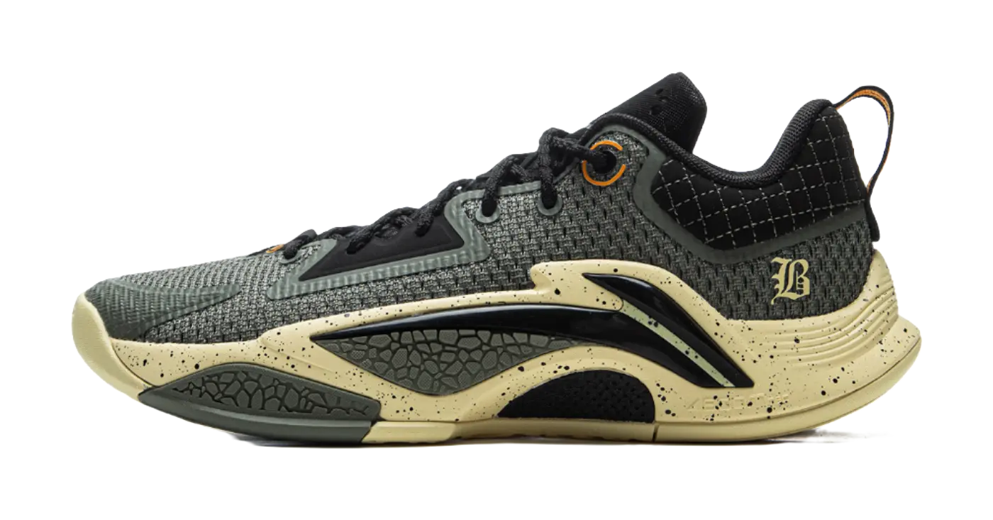 Li-Ning BadFive Hunter 1 Outdoor Basketball Shoes Men's Black/Yellow - Image 2