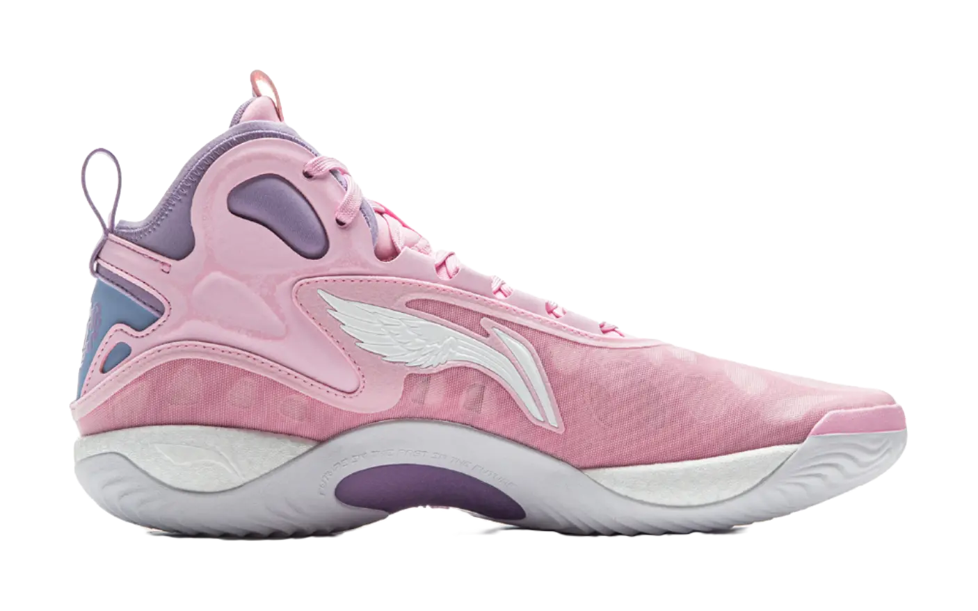 Li-Ning Yushuai 19 Men's Mid-Top Basketball Shoes Cushioned Slip-Resistant Diamond Pink - Image 2