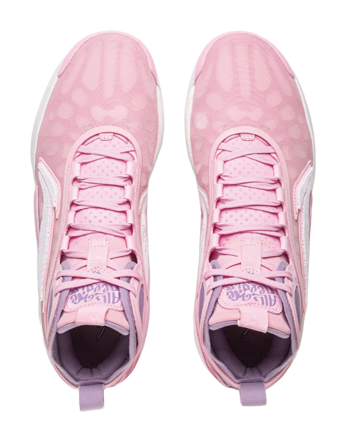 Li-Ning Yushuai 19 Men's Mid-Top Basketball Shoes Cushioned Slip-Resistant Diamond Pink - Image 4
