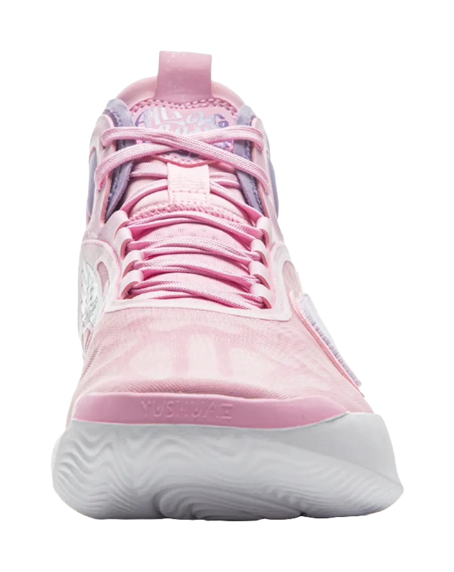 Li-Ning Yushuai 19 Men's Mid-Top Basketball Shoes Cushioned Slip-Resistant Diamond Pink - Image 5