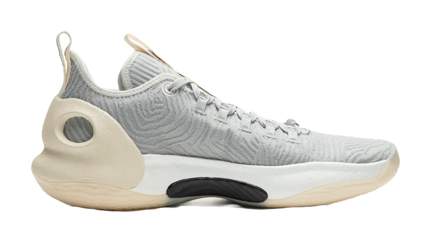 Li-Ning Yushuai Ultra Low Men's Basketball Shoes Anti-Slip Wear-Resistant Brick Gray - Image 2