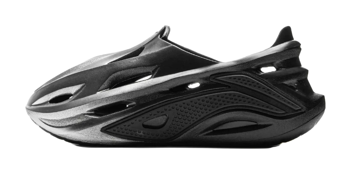 LiNing Men's Recovery Clogs Black Silver