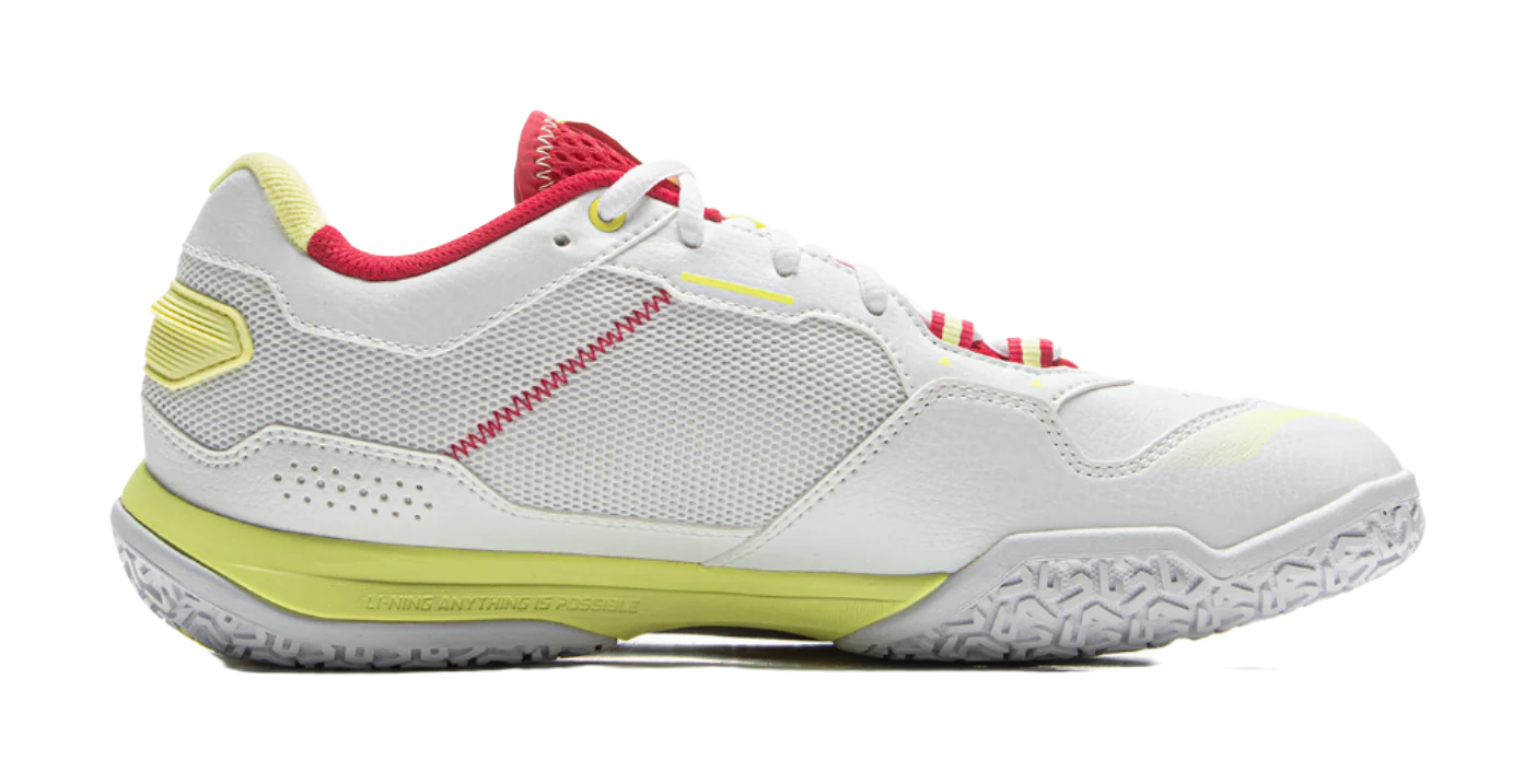 Li-Ning Saga III Lite Badminton Shoes - Cushioned, Slip-Resistant, Abrasion-Resistant Low-Top Unisex Gray Red - Image 13
