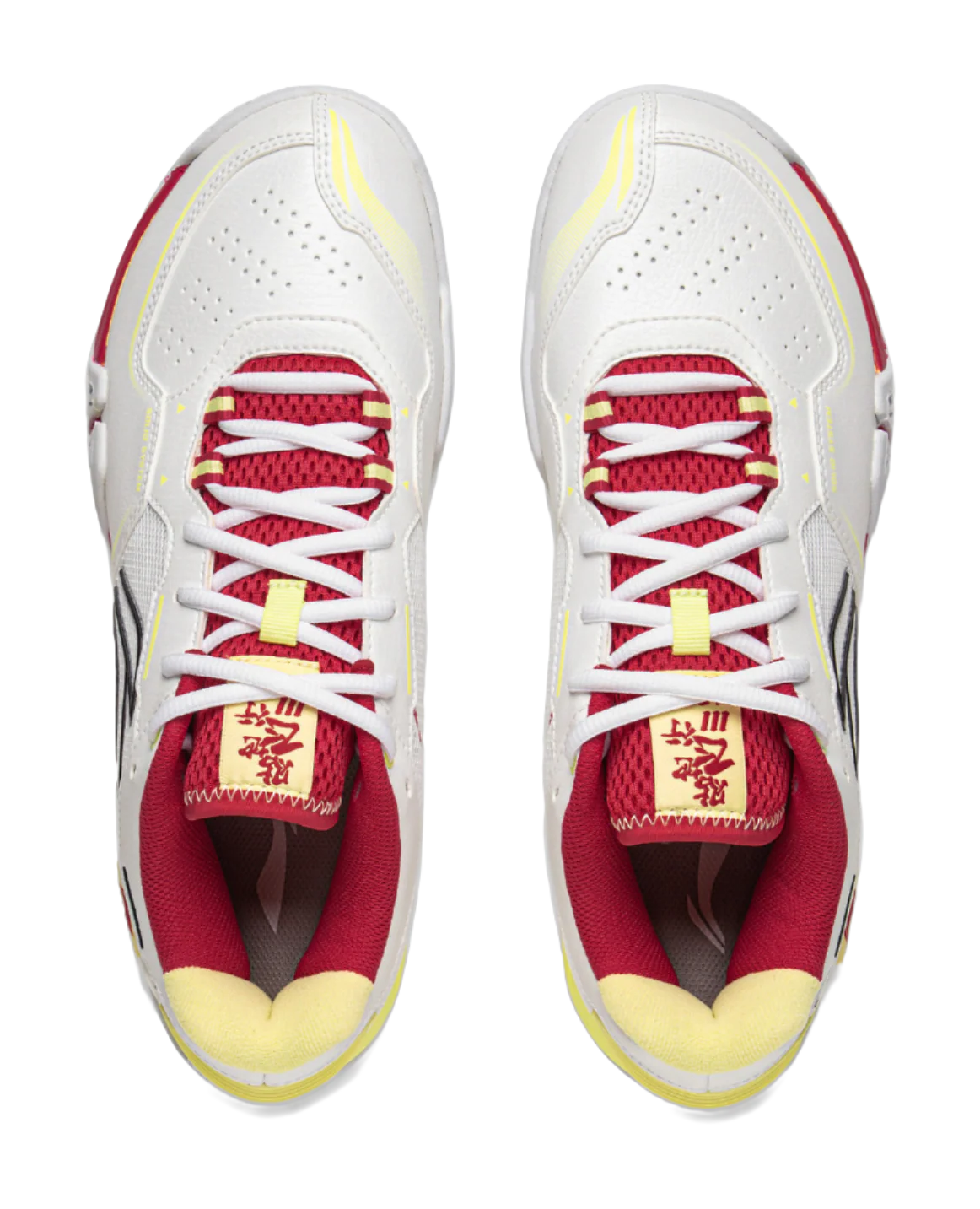 Li-Ning Saga III Lite Badminton Shoes - Cushioned, Slip-Resistant, Abrasion-Resistant Low-Top Unisex Gray Red - Image 7