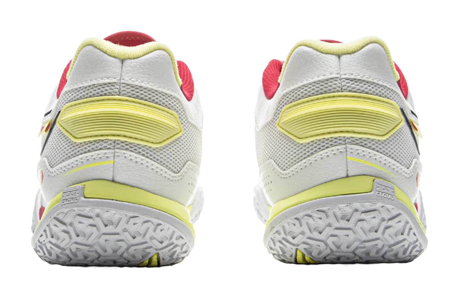 Li-Ning Saga III Lite Badminton Shoes - Cushioned, Slip-Resistant, Abrasion-Resistant Low-Top Unisex Gray Red - Image 9