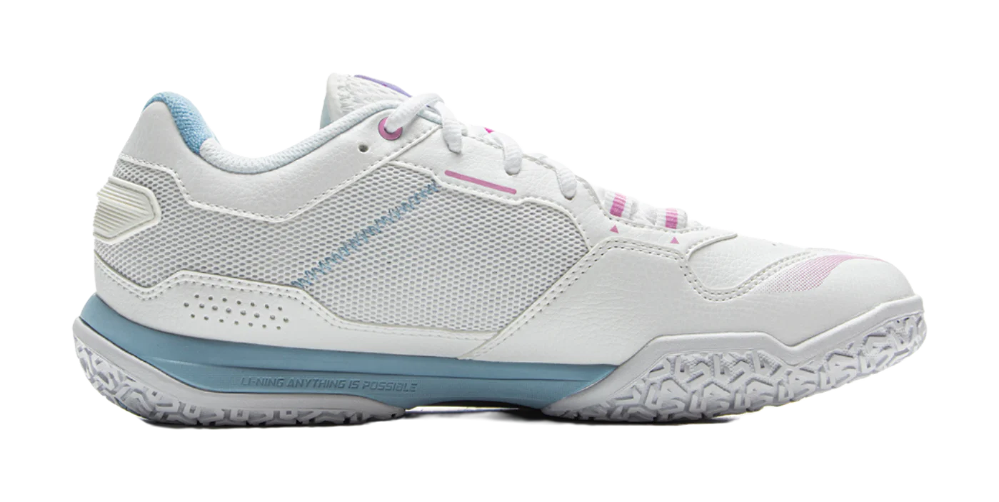 Li-Ning Cushioned Slip-Resistant Low-Top Badminton Shoes Unisex White - Image 5