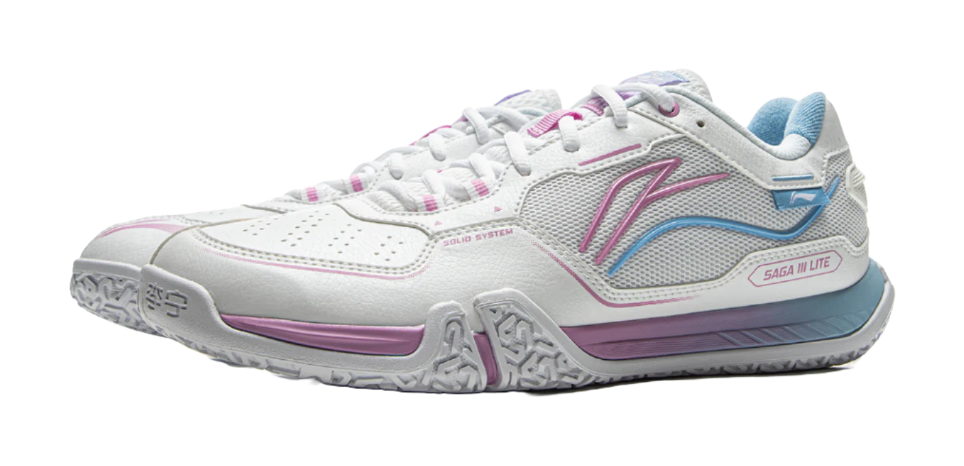 Li-Ning Cushioned Slip-Resistant Low-Top Badminton Shoes Unisex White - Image 6