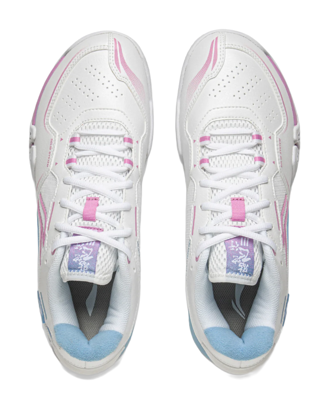 Li-Ning Cushioned Slip-Resistant Low-Top Badminton Shoes Unisex White - Image 7