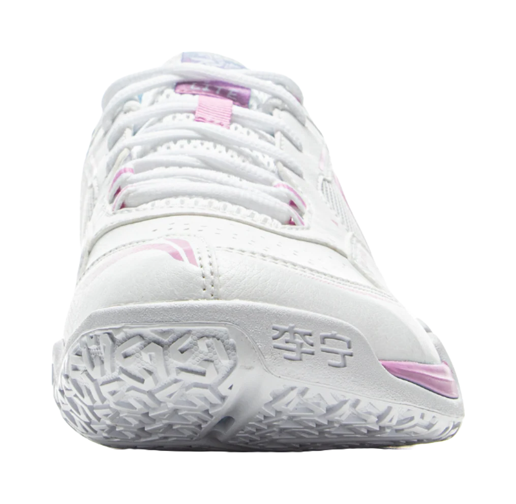 Li-Ning Cushioned Slip-Resistant Low-Top Badminton Shoes Unisex White - Image 8