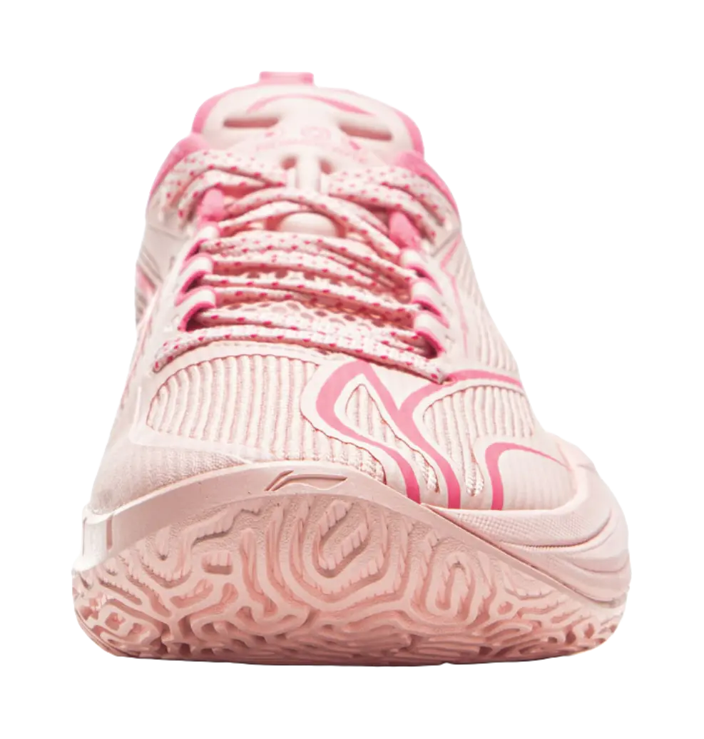 LiNing Men's Frosting Pink Low-Top Basketball Shoes - Cushioning, Slip-Resistant, Abrasion-Resistant, Rebound Grip - Image 6