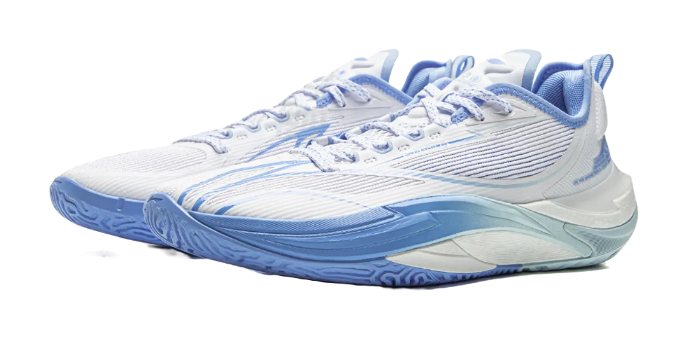 LiNing Men's Basketball Shoes - Cushioning, Slip & Abrasion Resistant, Rebound Grip, Low-Top, Standard White - Image 4