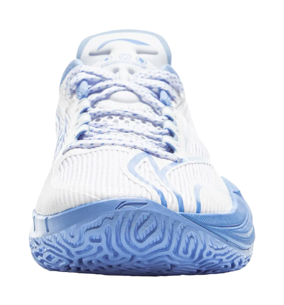 LiNing Men's Basketball Shoes - Cushioning, Slip & Abrasion Resistant, Rebound Grip, Low-Top, Standard White - Image 6