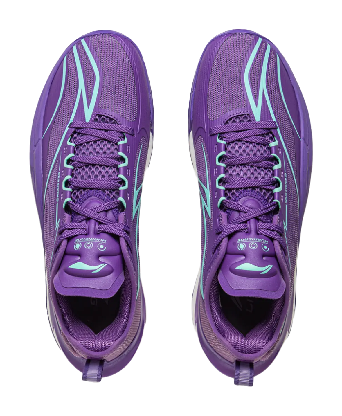LiNing Men's Low-Top Basketball Shoes Zircon Purple | Cushioning, Slip & Abrasion Resistant - Image 5