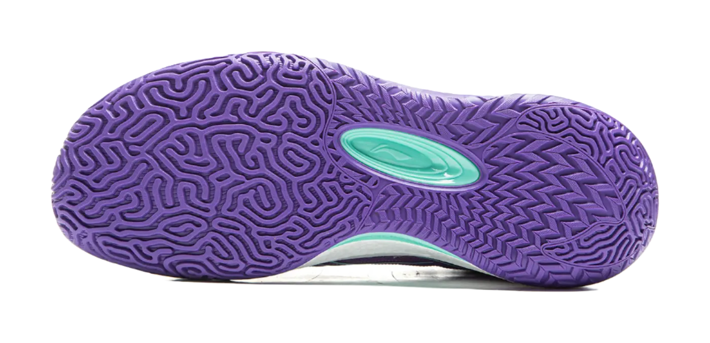 LiNing Men's Low-Top Basketball Shoes Zircon Purple | Cushioning, Slip & Abrasion Resistant - Image 8