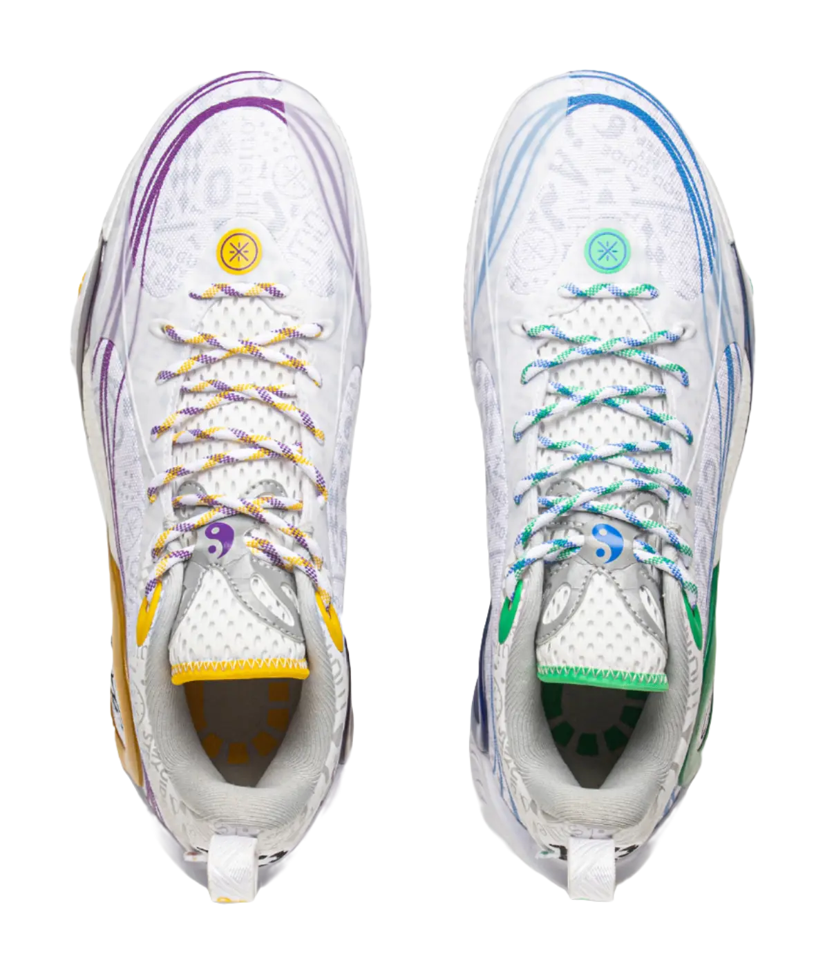 Li-Ning DLO1 D'Angelo Russell Basketball Shoes Men's Low Top Standard White/Microcrystalline Gray - Image 6