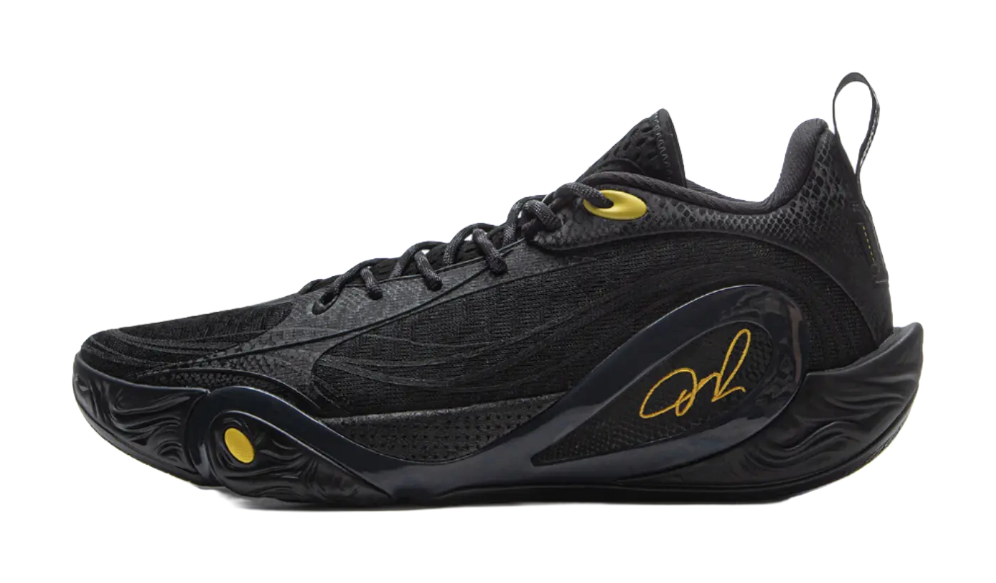 Li-Ning DLO1 Men's Low Top Basketball Shoes - Black - Image 2