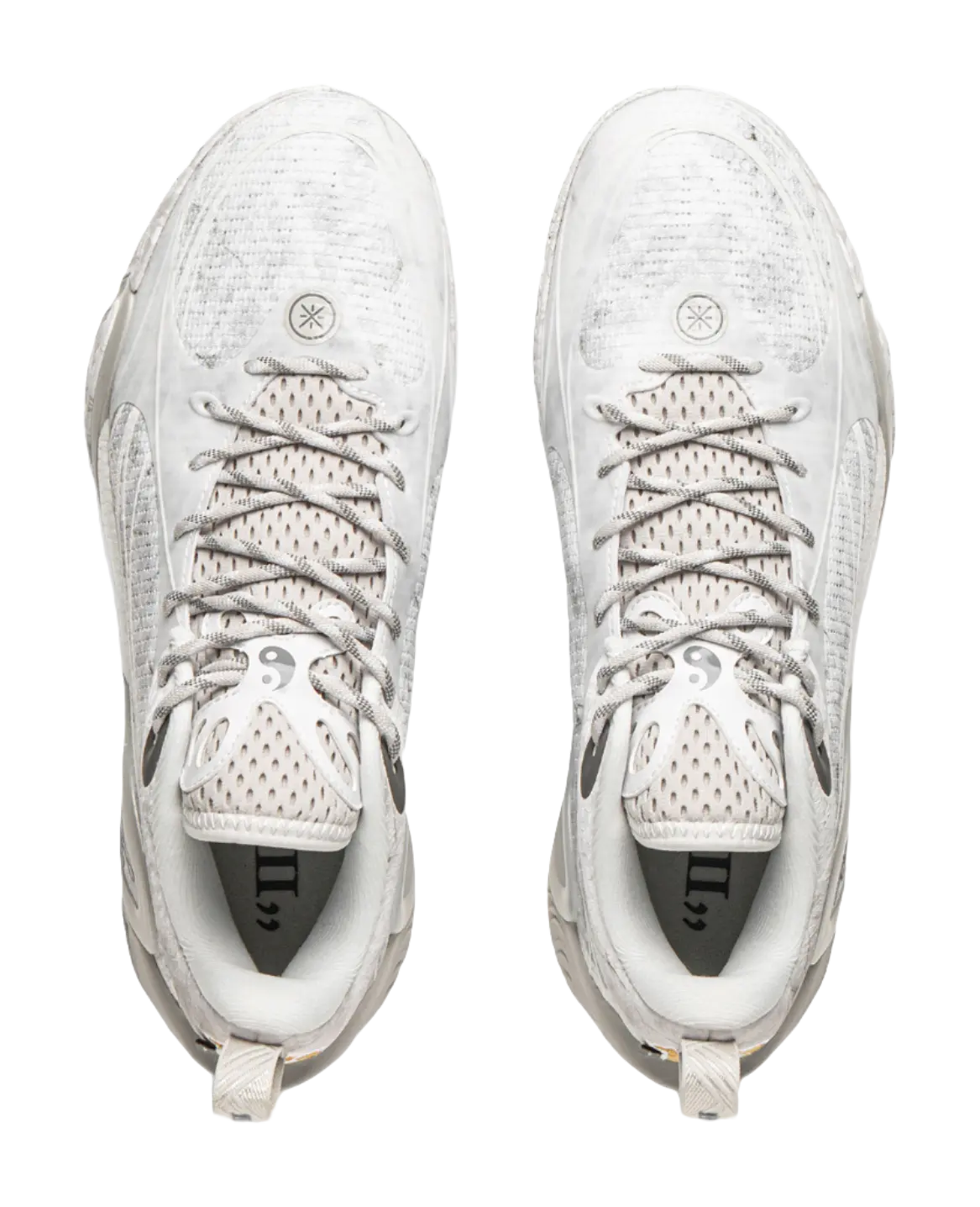 LiNing D'angelo Russell DLO1 Moon Rock - White Grey Basketball Shoes for Men - Image 4