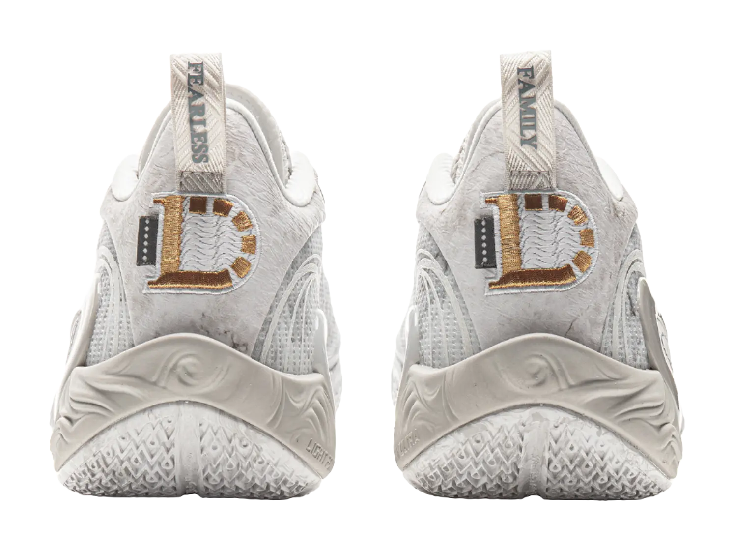 LiNing D'angelo Russell DLO1 Moon Rock - White Grey Basketball Shoes for Men - Image 6