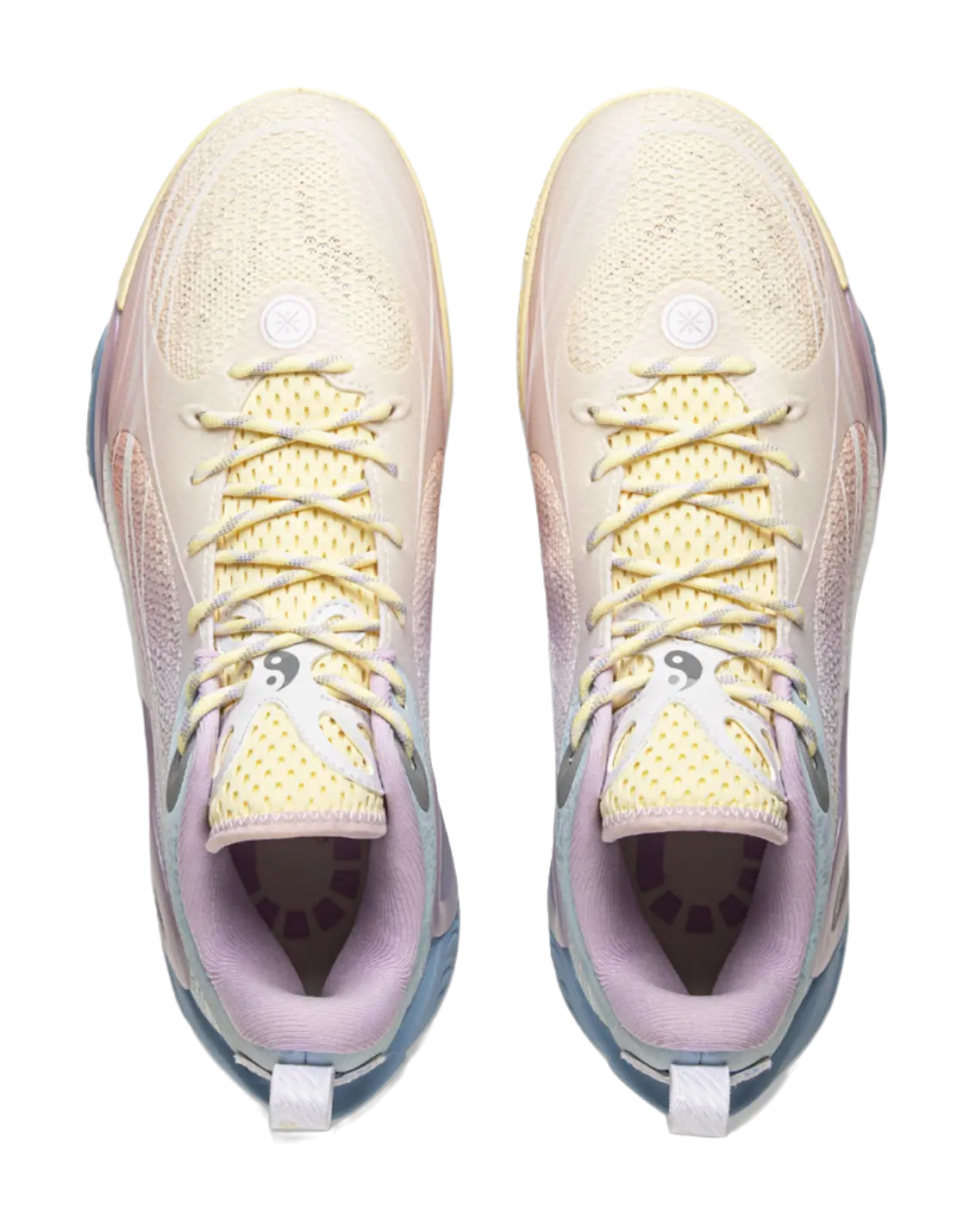 Li-Ning DLO 1 Cushioning Low-Top Basketball Shoes Men's White Pink - Image 5