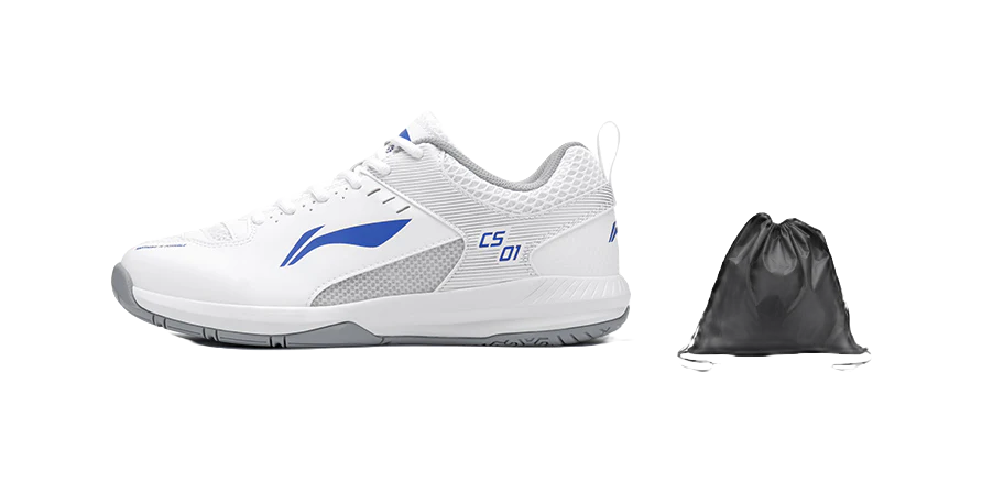 Li-Ning Feather Lightweight, Breathable, Abrasion Resistant Low Top Badminton Shoes Standard White - Image 4