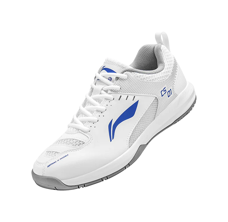 Li-Ning Feather Lightweight, Breathable, Abrasion Resistant Low Top Badminton Shoes Standard White - Image 7