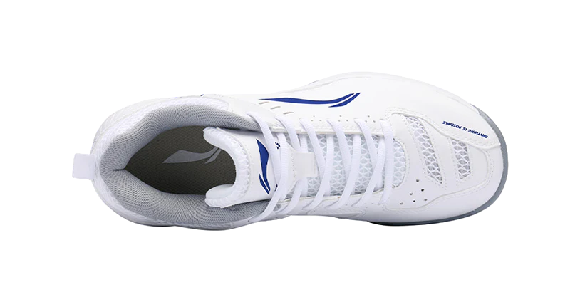 Li-Ning Feather Lightweight, Breathable, Abrasion Resistant Low Top Badminton Shoes Standard White - Image 8