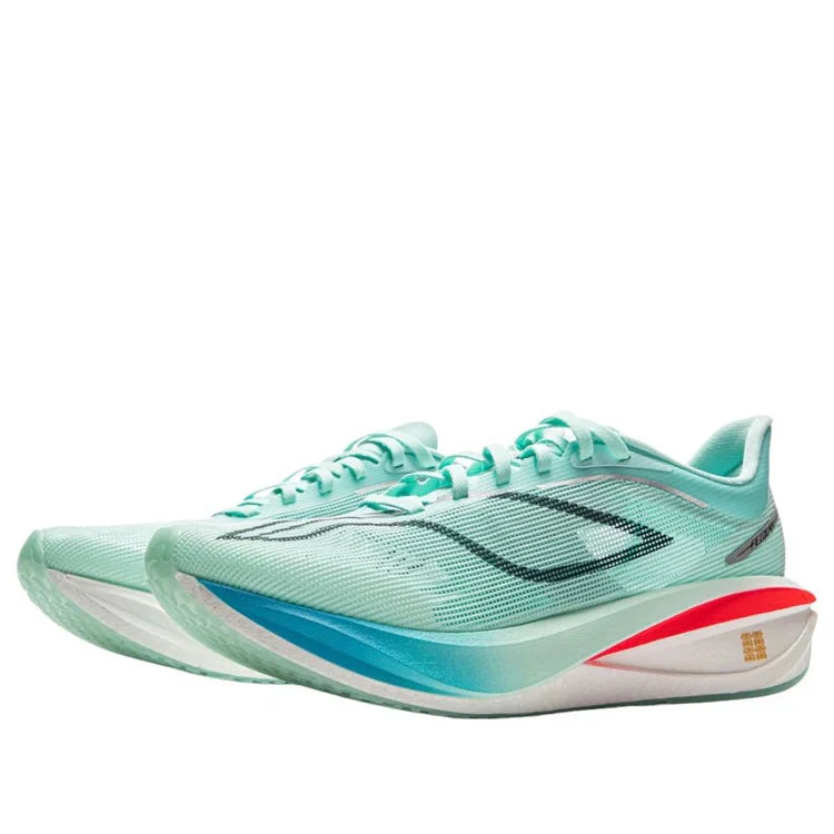 LiNing Feidian 5 Challenger Cushioning, Wear Resistant Racing Shoes Mens Island Blue - Image 3