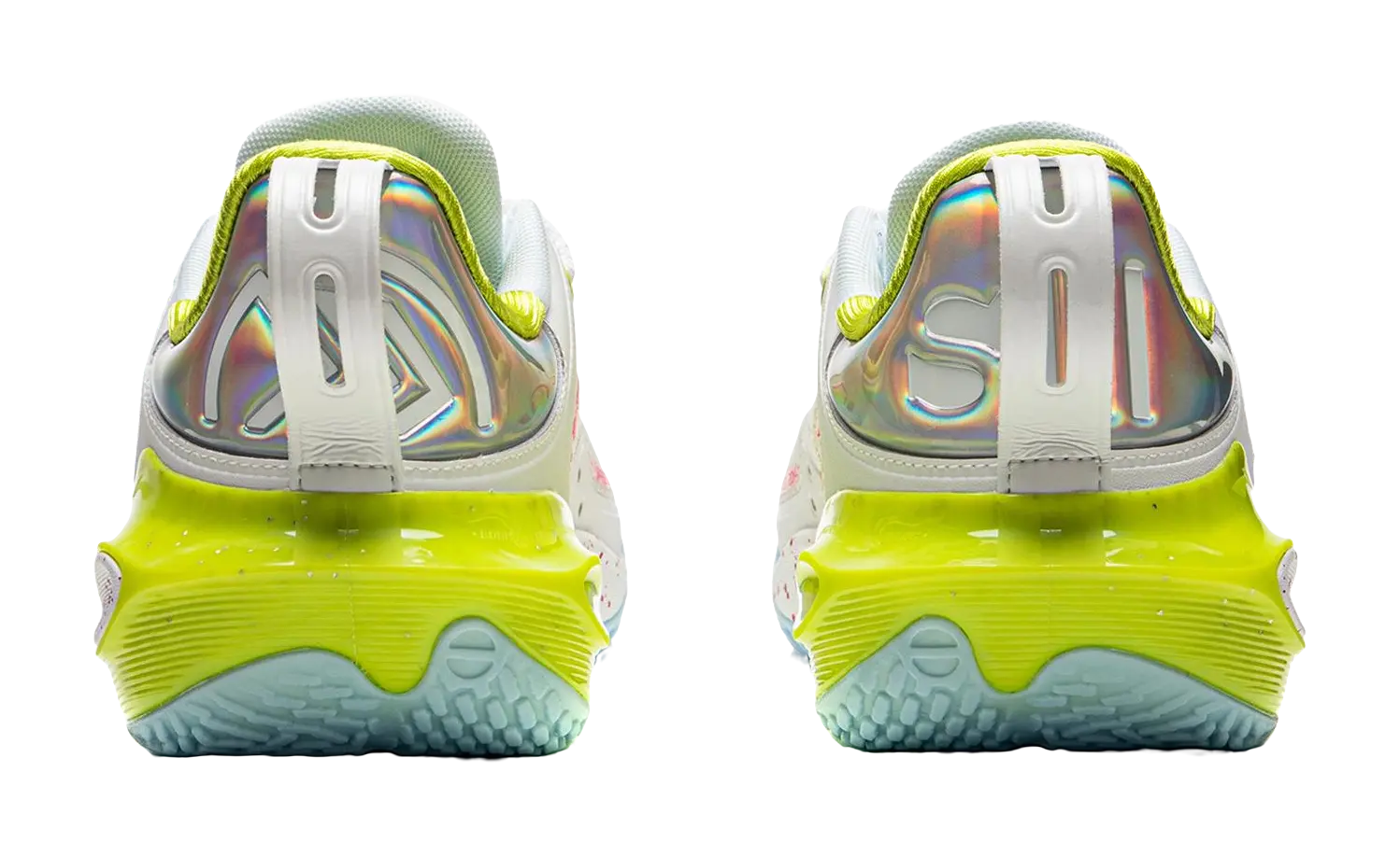 Li-Ning Speed 11 Basketball Shoes - Men's White Green Red - Image 6