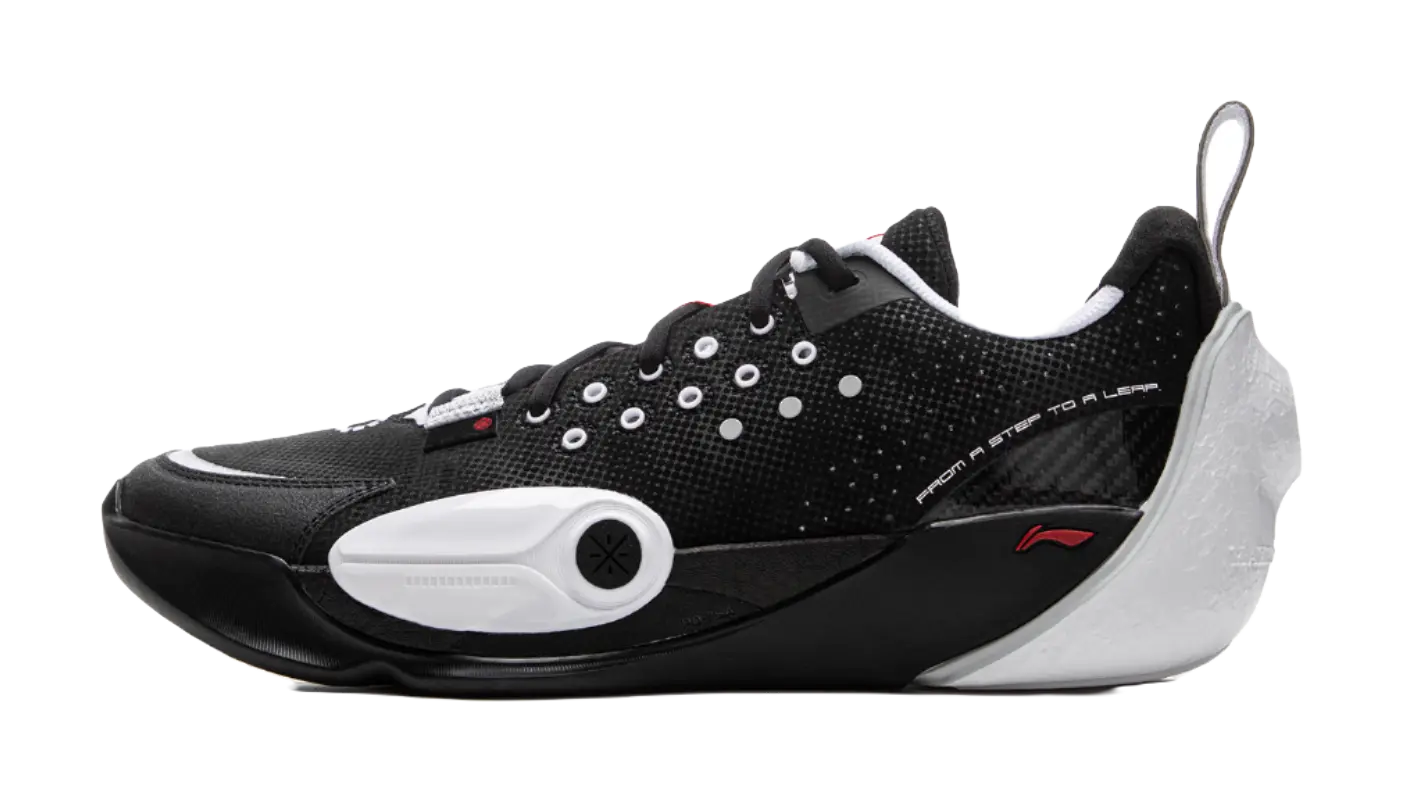 Li-Ning Wade All City 13 Basketball Shoes Men's Black/White Cushioned Wear-Resistant Slip-Resistant Low-Top - Image 2